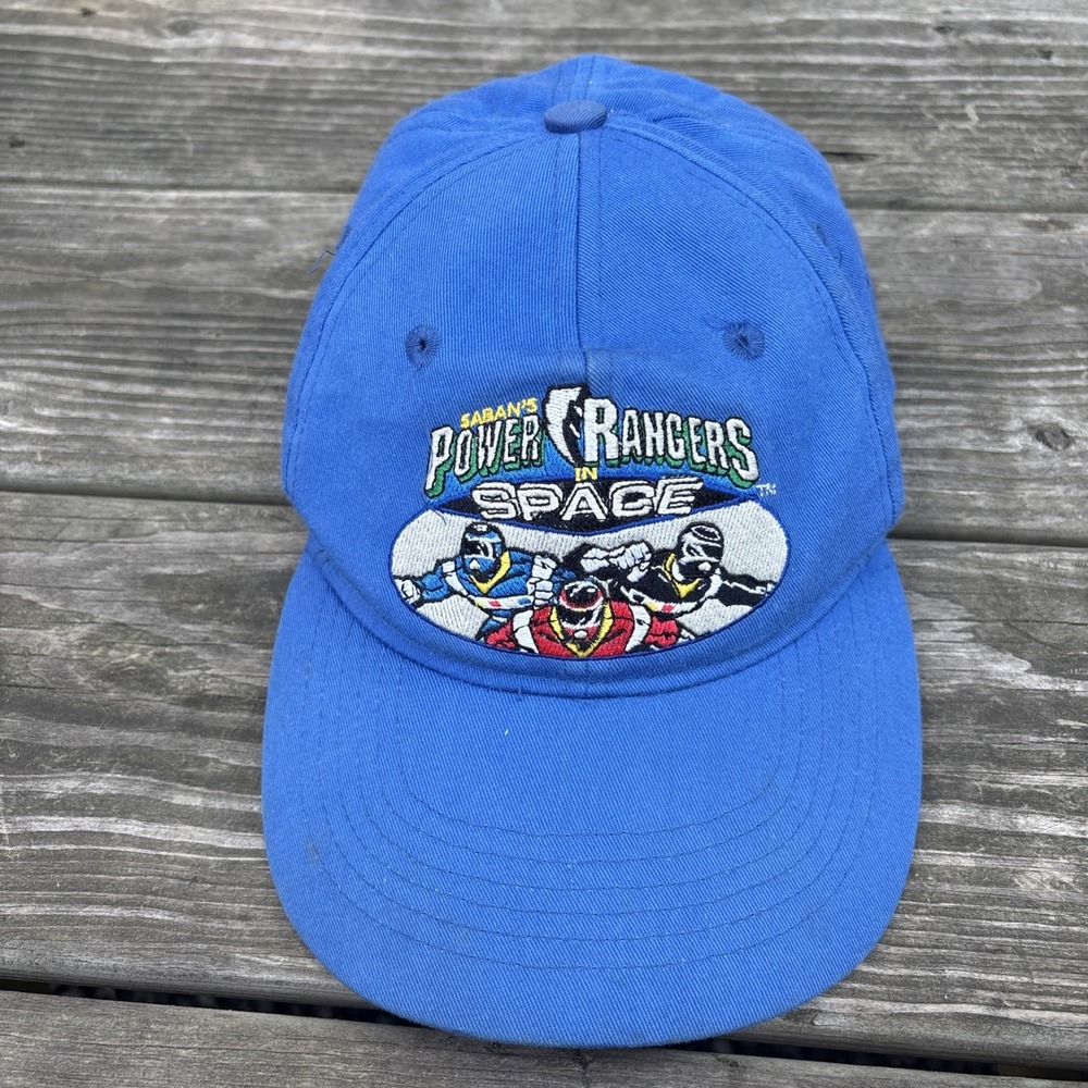 Vintage Saban's Power Rangers in Space 1998 Snapback Adjustable Baseball Hat Cap